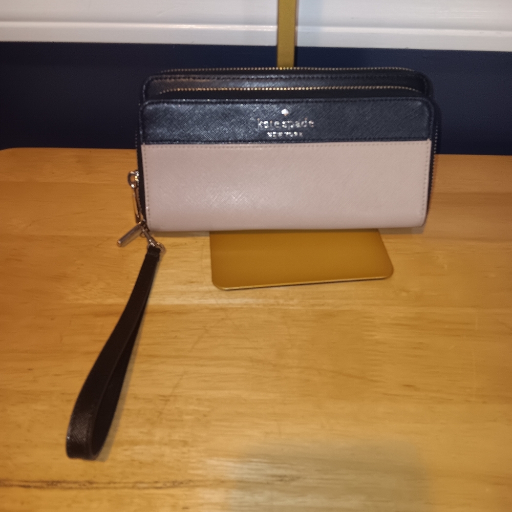 Kate Spade Staci Colorblock Zippy Wallet